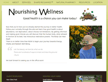 Tablet Screenshot of nourishingwellness.net